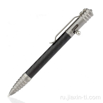 Pocket EDC Design Glass Breaker Titanium Tactical Pen